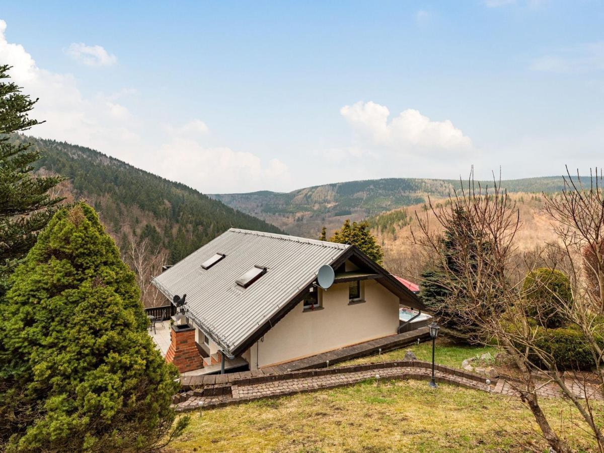 Majestic Holiday Home With Jacuzzi Unterschönau Exterior foto