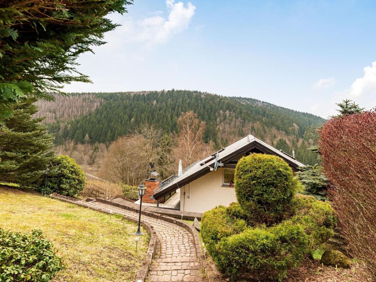Majestic Holiday Home With Jacuzzi Unterschönau Exterior foto