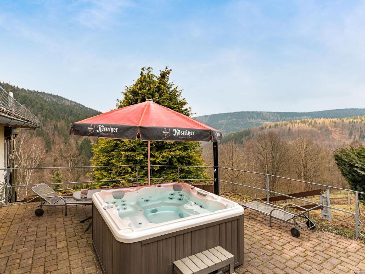 Majestic Holiday Home With Jacuzzi Unterschönau Exterior foto
